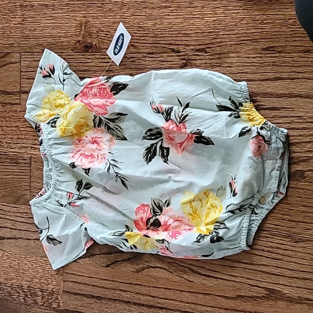 Floral onesie